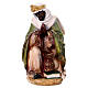 STOCK Moor Wise Man sitting for 30 cm Nativity Scene, painted resin s1