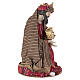 STOCK Król mędrzec klęczący - figurka w stylu orientalnym do szopki 30 cm s4