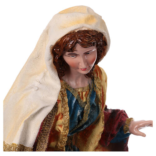 STOCK Madonna natività in resina per presepe 63 cm 4