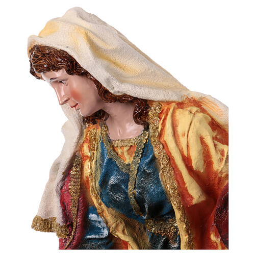 STOCK Madonna natività in resina per presepe 63 cm 6