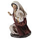STOCK Mary for Nativity Scene, resin and fabric, 30 cm s5