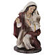 STOCK Maria per presepe resina e stoffa 30 cm s1