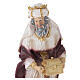 STOCK Roi Mage blanc pour crèche en résine et tissu 30 cm s3