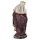 STOCK Re Magio bianco per presepe resina e stoffa 30 cm s6