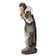 STOCK Pastore con pecora per presepe resina e stoffa 30 cm s5