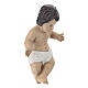 STOCK Enfant Jésus dans berceau pour crèche 30 cm, résine et tissu s5
