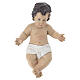 STOCK Menino Jesus com berço para presépio resina e tecido 30 cm s3