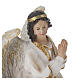 STOCK Kneeling angel for 30 cm Nativity Scene, resin and fabric s3