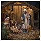 STOCK Saint Joseph pour crèche résine et tissu 30 cm s2