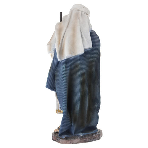 STOCK São José para presépio resina e tecido 30 cm 6