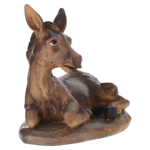 STOCK Osioł z żywicy do szopki 30 cm 2