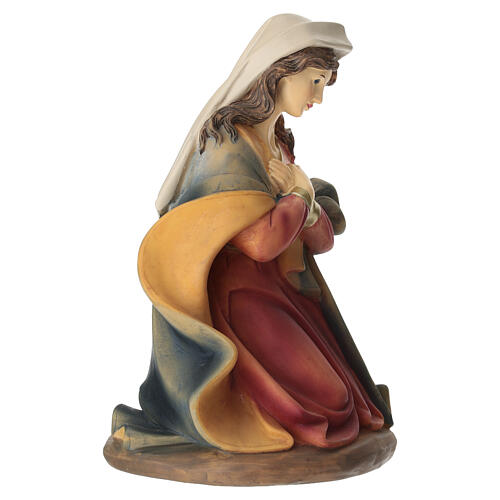 STOCK Figurka Maryi do szopki 30 cm, z kolorowej żywicy 3