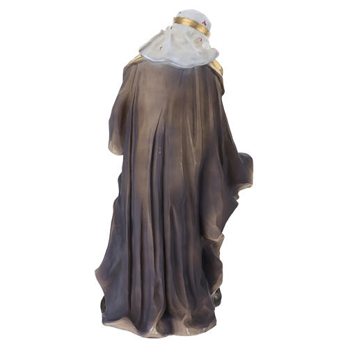 STOCK Roi Mage debout en résine pour crèche de 50 cm 9