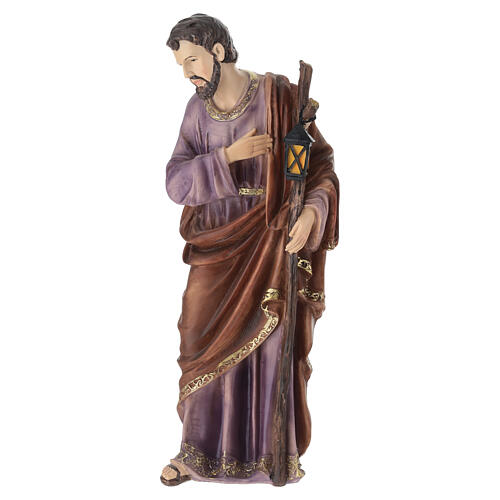STOCK Święty Józef do szopki 40 cm, żywica ręcznie malowana 3