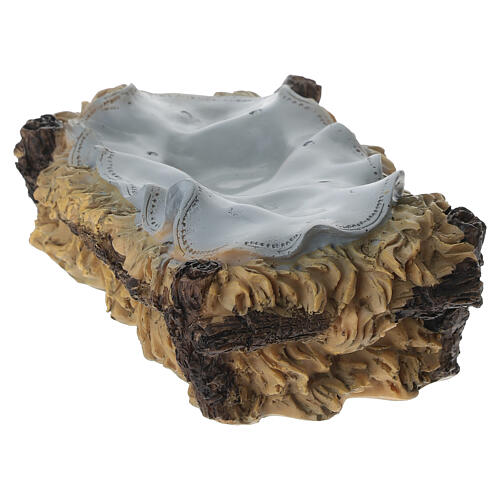 STOCK Żłóbek z kolorowej żywicy do szopki 40 cm 3