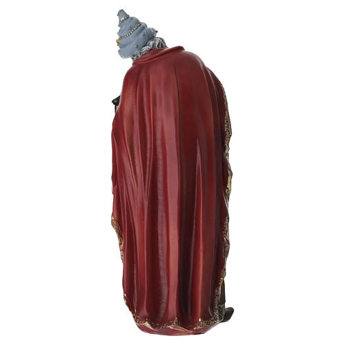STOCK Król Mędrzec biały, stojący – figura do szopki 40 cm 4
