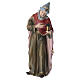 STOCK Król Mędrzec biały, stojący – figura do szopki 40 cm s1