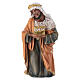 STOCK Król Mędrzec ciemnoskóry, klęczący - figurka z żywicy, szopka 40 cm s1