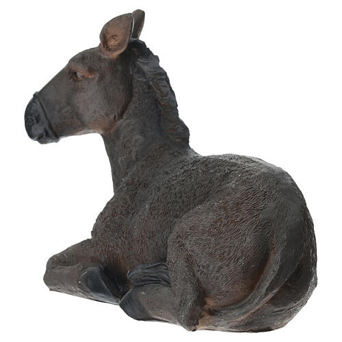 STOCK Osioł leżący do szopki 40 cm 4