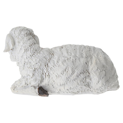 STOCK Owca leżąca z żywicy do szopki 40 cm 4