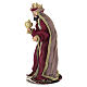 STOCK Król Mędrzec w stylu weneckim, stojący - figurka do szopki 30 cm, żywica i tkanina s3