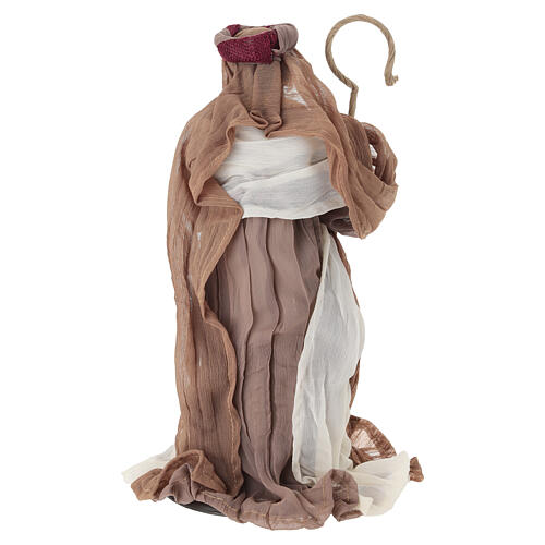 STOCK São José em estilo veneziano para presépio em resina e tecido 30 cm 7