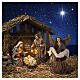 STOCK Angelo stile veneziano presepe resina e stoffa 30 cm s2