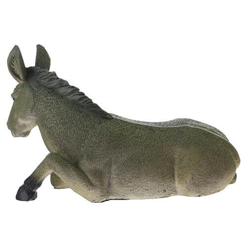 STOCK Burro deitado para presépio 30 cm 5