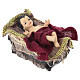 STOCK Menino Jesus figura 30 cm estilo veneziano resina e tecido s4