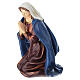 STOCK Maria in ginocchio resina colorata presepe da 30 cm s2