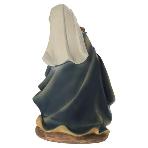 STOCK - Figura Maryi z kolorowej żywicy, do szopki 40 cm 4