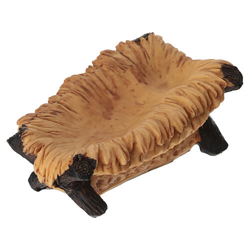 STOCK Dzieciątko Jezus z kolebką, kolorowa żywica - do szopki 40 cm 5