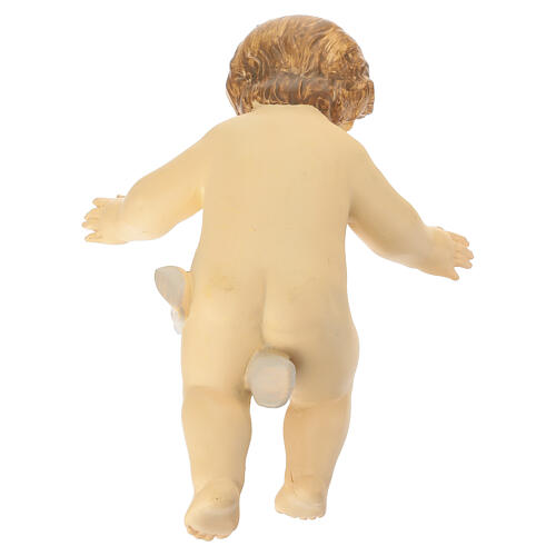 STOCK Dzieciątko Jezus z kolebką, kolorowa żywica - do szopki 40 cm 6