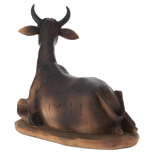 STOCK Wół do szopki 40 cm - figurka z malowanej żywicy 5