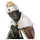 STOCK Klęczący Król Mędrzec o ciemneja karnacji - figura z kolorowej żywicy, do szopki 60 cm s2