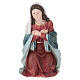 STOCK: Figura Maryi do szopki 80 cm, malowana żywica s1