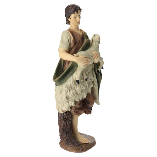 STOCK Pastore in resina presepe 43 cm 6