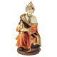 STOCK Magio in ginocchio in resina presepe 43 cm s1