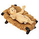 STOCK Gesù con culla in resina presepe 43 cm s3