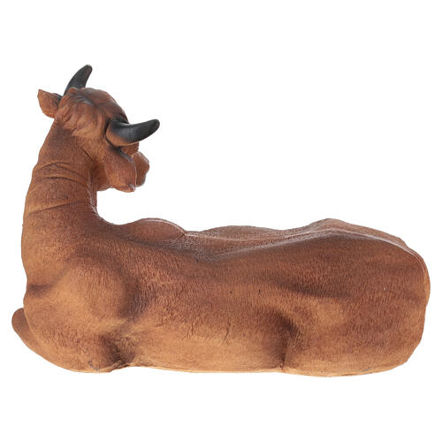 STOCK Wół leżący do szopki 60 cm, z żywicy 4