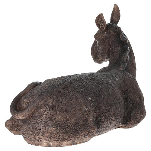 STOCK Osiołek leżący do szopki 60 cm, żywica 5