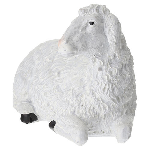 STOCK Owca leżąca do szopki 60 cm, żywica 2