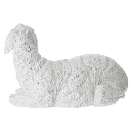 STOCK Owca leżąca do szopki 60 cm, żywica 4