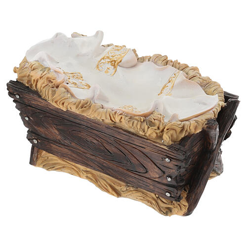 STOCK Żłóbek dla Dzieciątka z żywicy do szopki 60 cm 2