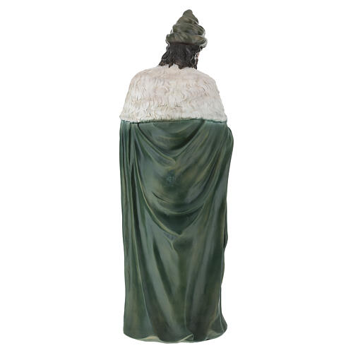 STOCK Król Mędrzec biały stojący - figura do szopki 80 cm, 80x25x20 cm 5