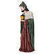 STOCK Król Mędrzec biały stojący - figura do szopki 80 cm, 80x25x20 cm s3