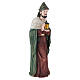 STOCK Król Mędrzec biały stojący - figura do szopki 80 cm, 80x25x20 cm s4