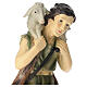 STOCK Shepherd with lamb in resin for Nativity Scene, 61 cm s2