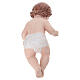 STOCK Enfant Jésus avec berceau pour crèche h 80 cm résine colorée s6