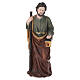STOCK San Giuseppe per presepe 80cm resina colorata s1